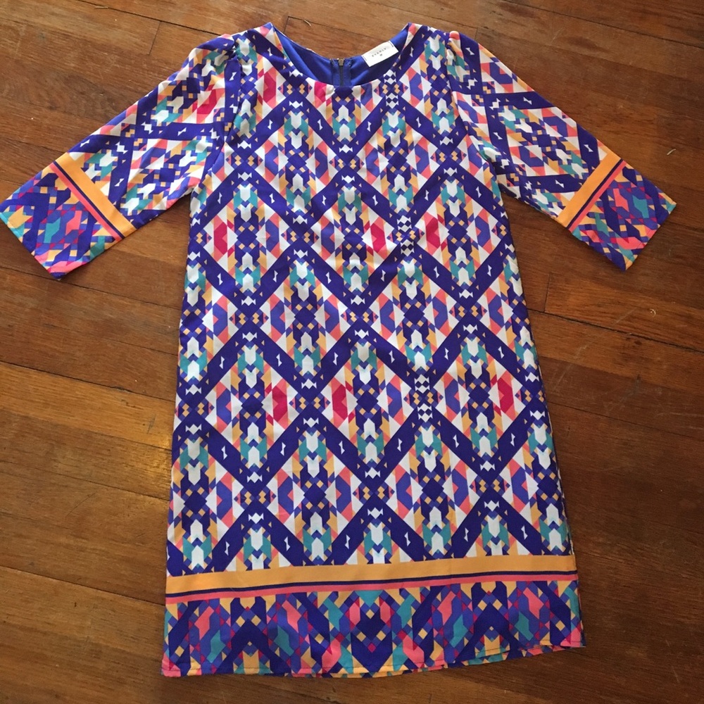 Geometric shift dress